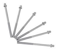 6pcs 11cm Silver Iron Drum Tension Rods for Drum Repair Part