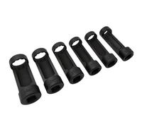 6PCS 12 Point Pass Through Strut Nut Socket 1/2" Drive Tool Kit | Professional suspension repair kit ,metric sizes 16mm/18mm/19mm/21mm/22mm/24mm for shock absorber strut nut removal