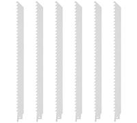 6pcs 12'' Reciprocating Saw Blade Stainless Steel 3TPI Big Teeth Saw Blades for Meat Bone Cutting Unpainted Saw Blades for Frozen Meat Bones Turkey Beef and Ice Cubes