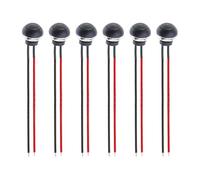 6pcs 12MM Car Motorcycles Momentary Push Button Switch ON Off Round Buttons Switches With Wire Auto parts
