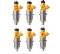 6Pcs 1465A012 Fuel Injectors E7T05074 DIM1070G Compatible with Mitsubishi Pajero III Canvas Top V60 V70 3.5 GDI 2001~2006