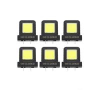 6PCS 14W LED Work Light for 20V/21V Power Tool Batteries, Adjustable Socket, Portable Pocket Inspection Lantern for Camping and DIY Projects,6 pcs