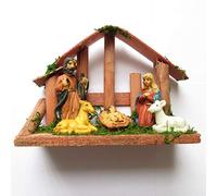 6PCS 15CM Wooden NAITIVITY Scene
