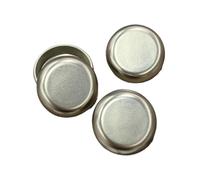 6Pcs 15mm to 22mm Flat Metal Buttons (Color 1, 20 mm 6Pcs)