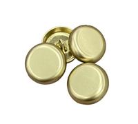 6Pcs 15mm to 22mm Flat Metal Buttons (Color 2, 20 mm 6Pcs)