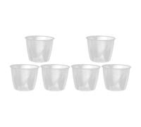 6pcs 160ml Plastic Liquid Measuring Cup for Rice Cooker Portions | Wide Opening, Smooth Burr-free Surface, Space-saving Storage, Suitable for Rice, PET Dry Food and Meal Preparation