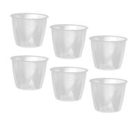 6pcs 160ml Rice Cooker Measuring Cup, Plastic Rice Measure Tool | Reusable Kitchen Supplies for Accurate Portions, Easy Scooping and Storage, Suitable for Rice, PET Dry Food and Baking Prep