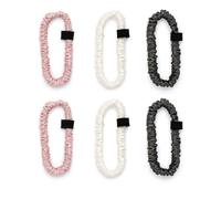 6Pcs 1cm Silk Hair Tie Accessory Mulberry Small Intestine