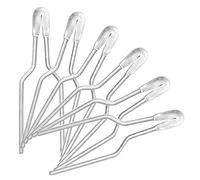 6Pcs 1mm Pyrography Wire Tips Set, Pyrography Soldering Wire Tip High Impedance Mini Carved Heating Welding Fitting Replacement for 30-50W Wood Burning Machine (B)