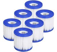 (6pcs) 2-12x Lay Z Lazy Hot Tub Spa Pool Miami Vegas Monaco Cartridge Filters VI Outdoor Garden Spas