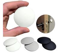 6Pcs 2'' Door Stoppers Wall Protector - Round Silicone Door Knobs Guard Wall Shield - Self Adhesive Door Handle Bumper for Walls(White, Gray, Black)
