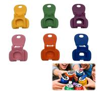 6PCS 2 in 1 Manual Ring Pull Can Opener Aid & Leak-Proof Drink Protector Cap - Easy Lift Tab Opener for Beer Soda Pop Cans,Bottle Top Remover,Jar Opener Tool for Kitchen,Outdoor Picnic Accessories