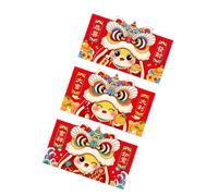 6Pcs 2025 Year of The Snake Money Pouches Festive Money Envelopes for New Year Blessing Cultural Chinese Envelopes Snake Luck Pouches