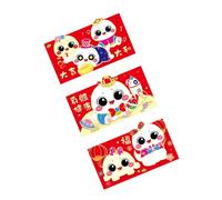 6Pcs 2025 Year of The Snake Money Pouches Festive Money Envelopes for New Year Blessing Cultural Chinese Envelopes Snake Luck Pouches
