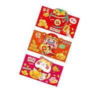 6Pcs 2025 Year of The Snake Money Pouches Festive Money Envelopes for New Year Blessing Cultural Chinese Envelopes Snake Luck Pouches