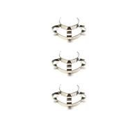 6Pcs 24 Stainless Steel Clip Keck Clamp for 24/29 24/40 Glass Ground Joint