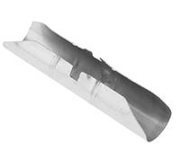 6Pcs 25mm invisible Pole Joiner, Length 112 mm, for Curtain Rods with Inner Rail, Silver