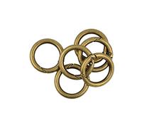 6Pcs 28mm Mini Carbine Hooks Alloy Round Snap Spring Clip Carabiner Karabiner - Bronze
