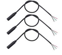 6Pcs 3.5mm Female Jack to Bare Wire Open End TRRS 4 Pole Stereo Audio Cable Replacement for Headphone Earphone Microphone Repair Cable 11.8 inch