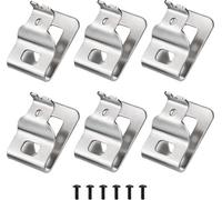 6Pcs 304 Stainless Steel Belt Clips For Dewalt 20V Power Tools Dcd980 Dcd985 With Mounting Screws N268241 N086039
