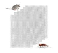 6Pcs 304 Stainless Steel Fine Wire Mesh Sheets, 20 Mesh A5 Woven Rodents Mesh, 5.9x8.26in/15x21cm Flexible Mouse Rodents Insects Control Mesh, Pe-st Proofing Drain Cover for Air Bricks and Air Vents