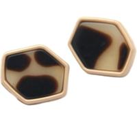 6pcs 30mm Leopard Hexagonal Metal Women Coat Buttons Decorative Design for Clothing, Vintage, Handmade, Decorative DIY Crafts Accessories, Leopard, 30 mm 6pcs-Leopard-18 mm 6pcs
