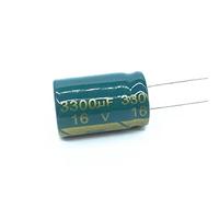 6pcs 3300uf16V Low ESR/Impedance High Frequency Aluminum Electrolytic Capacitor Size 13 * 20 16V 3300uf Control circuit