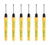 6Pcs 33mm Long Tip Permanent Marker for Woodworking on Metal Glass Fine Tip Marker Pen