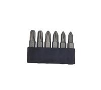6Pcs 35mm JIS Screwdriver Bit Set with Magnetic Tip, 1/4 Hex Shank, S2 Alloy Steel & 6-Slot Storage Strip - Perfect for Japanese Motorcycles, Cars, Bicycles, and Equipment (#1x2+#2x2+#3x2)