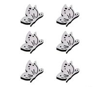 6Pcs 3D Mirror Butterfly Stickers for Bedroom Wall Decor, Modern
