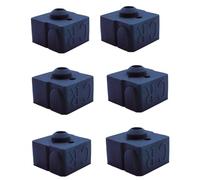 6Pcs 3D Printer CR-6 SE Heating Block Silicone Case, CR6 SE Hotend Heat Block Silicone Cover Socks for Ender 3 V2 Neo, Ender3 Max Neo, CR-6 Max, CR-5 PRO CR10 Smart 3D Printer Parts,
