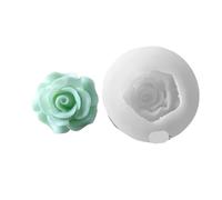 6PCS 3D Tulip Candle Mold Handmade DIY Flower Soap Silicone Forms Making Supplies for Home Decor(White03)