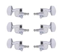 6Pcs 3L3R Guitar Tunings Key Tuners Replacement Sealed Guitar Tunings Pegs Key Machines Head Knobs