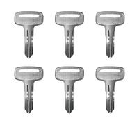 6PCS 4010321 Ignition Keys，Blank Keys for Polaris Wheeler ATV Ranger RZR Snowmobile Fits Key Code 22 23 27 28 Series