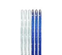 6PCS 48 Inch Hair Tinsel Kit 1200 strands Tinsel Hair Extensions 12 Colors Fairy Hair Tinsel, Sparkling Shiny Hair Tinsel