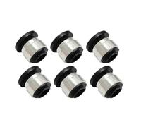 6Pcs 4mm Black Bowden Tube Clamp for Bambu Lab X1, X1C, P1P, P1S, A1 & A1 Mini, Hall Sensor Plate Fix, Extruder Feed Tube Connector Replacement, Prevent Clogging & PTFE Tube Slippage