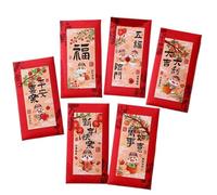 6PCS/4PCS Traditional New Year Money Packets Cartoon Snake Theme Red Envelopes Chinese New Year Cardinals Decorative Cash Holder