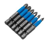 6Pcs 50mm Antislip Screwdriver Bit Set Electric Impact PH1 PH2 PH3 PZ1 PZ2 PZ3 Nutdrivers Hand Tools for 1/4" Electric