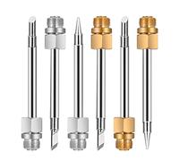6pcs 510 Interface Soldering Iron Tips, 8W USB Soldering Iron Tip Replace Tip, 3 Style Soldering Iron Tips Set