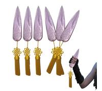 6PCS 6" Hunters Costume Props Cosplay Daggers, Halloween Demons Hunters Cosplay Weapons for Carnival Party, Anime Collectible for Fans