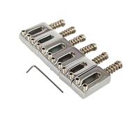 6Pcs 6 String Electric Guitar Saddles Zincs Alloy Roller Saddles Guitar Tremolo Bridge Saddles Electric Guitar Parts
