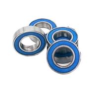 6pcs 6800-2RS Bearing 10x19x5mm ABEC-7 10 19 5 6800RS Metric Thin Section Ball Bearings For Bicycle Hub Front Rear Hubs Wheel(688RS-Blue 8x16x5)