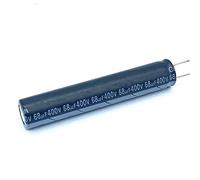 6pcs 68UF 400v 68UF Aluminum electrolytic Capacitor Size 10 * 55 Control circuit