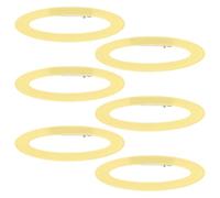 6pcs 6pcs Cute Angel Hair Clips Acrylic Costume Accessory for Women | Yellow Cupid Ring Clip, Lightweight Secure Hold, Birthday Parties School Dances, Valentine’s Day New Year