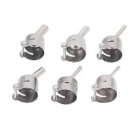 6PCS 850 Heat Gun Nozzle Kit:Aluminum Alloy Tips for Hot Air Soldering Stations(3/4/5/7/8/10Mm)