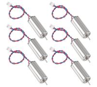 6pcs 8520 Coreless Motor 8.5 x 20mm Brushed Motors red and Blue Wire with Terminal JST-1.25