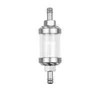 6Pcs 8mm Universal Inline Fuel Filter Aluminum Alloy Gas Filter for Car Motorcycle ATV