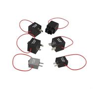 6pcs 9038A Relay Bypass Switch 30A for surge Fuel Pump Tester | 30A for surge capacity, 20A continuous, independent fuel control, 12V DC compatible, efficient testing