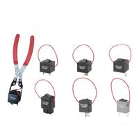 6pcs 9038a Relay Bypass Switch Kit With Amp Loop For Fuel Pump Testing And Automotive Electrical Diagnostics Tool Set Including Extractor