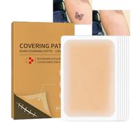 6pcs A Kit Tat/too Cover Up Tape,Tat/too Cover Up Sticker,Invisible Scar Cover-Up tat/too Cover Up Patch,Skin Scar Cover Tape,Breathable Tat/too Concealing Tape,Natural Concealer Stickers,Scar Patches
